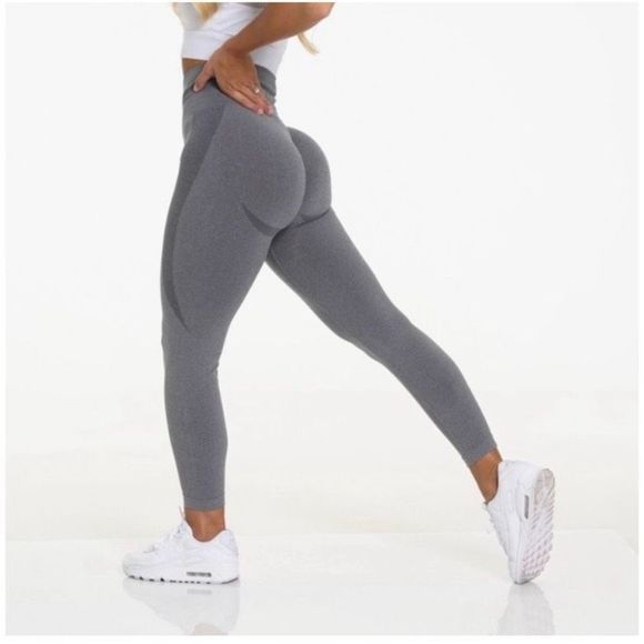 NVGTN Pants - NVGTN Navigation Seamless Contour Legging Gray Size Small